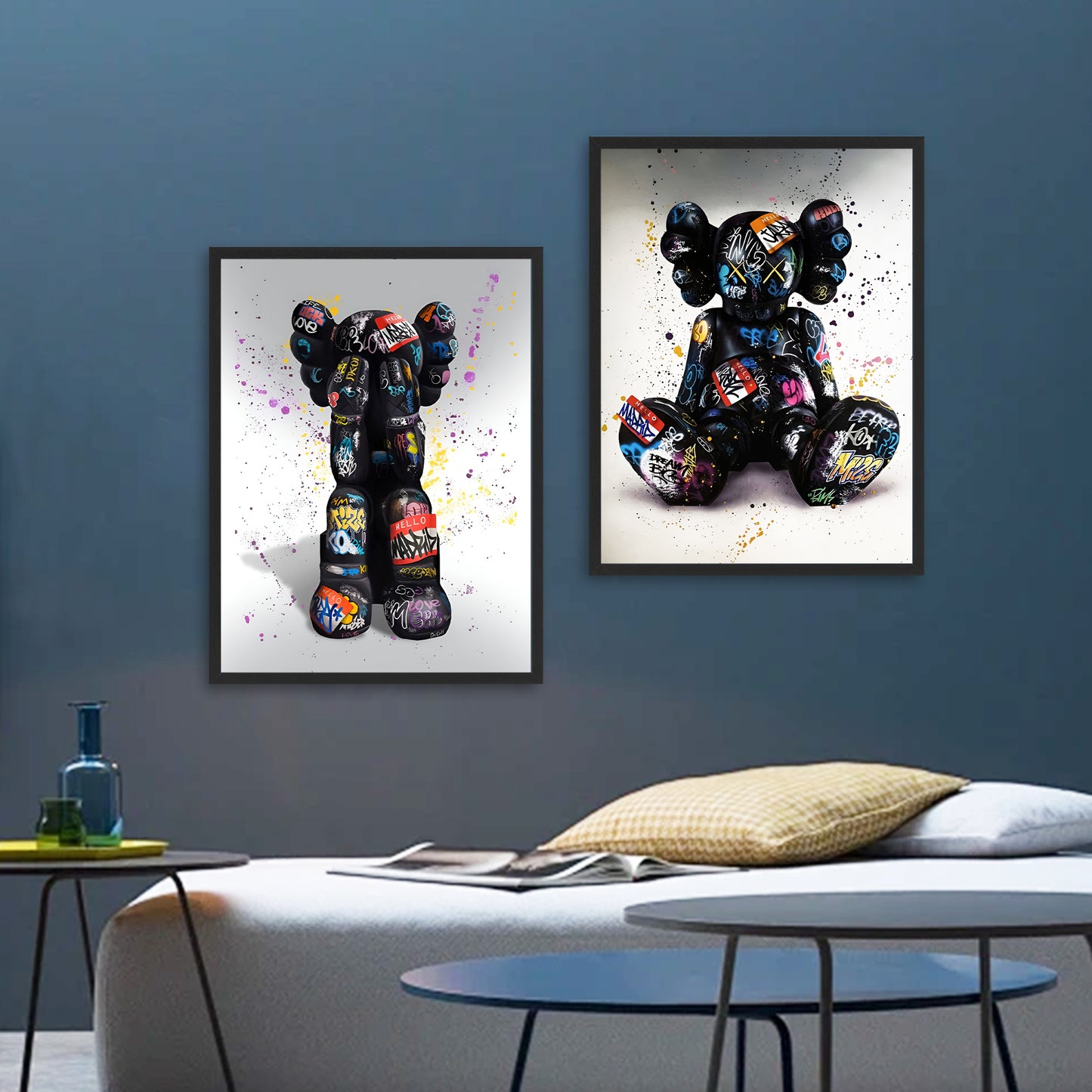 Hypebeast Kaws Frame Wall Art