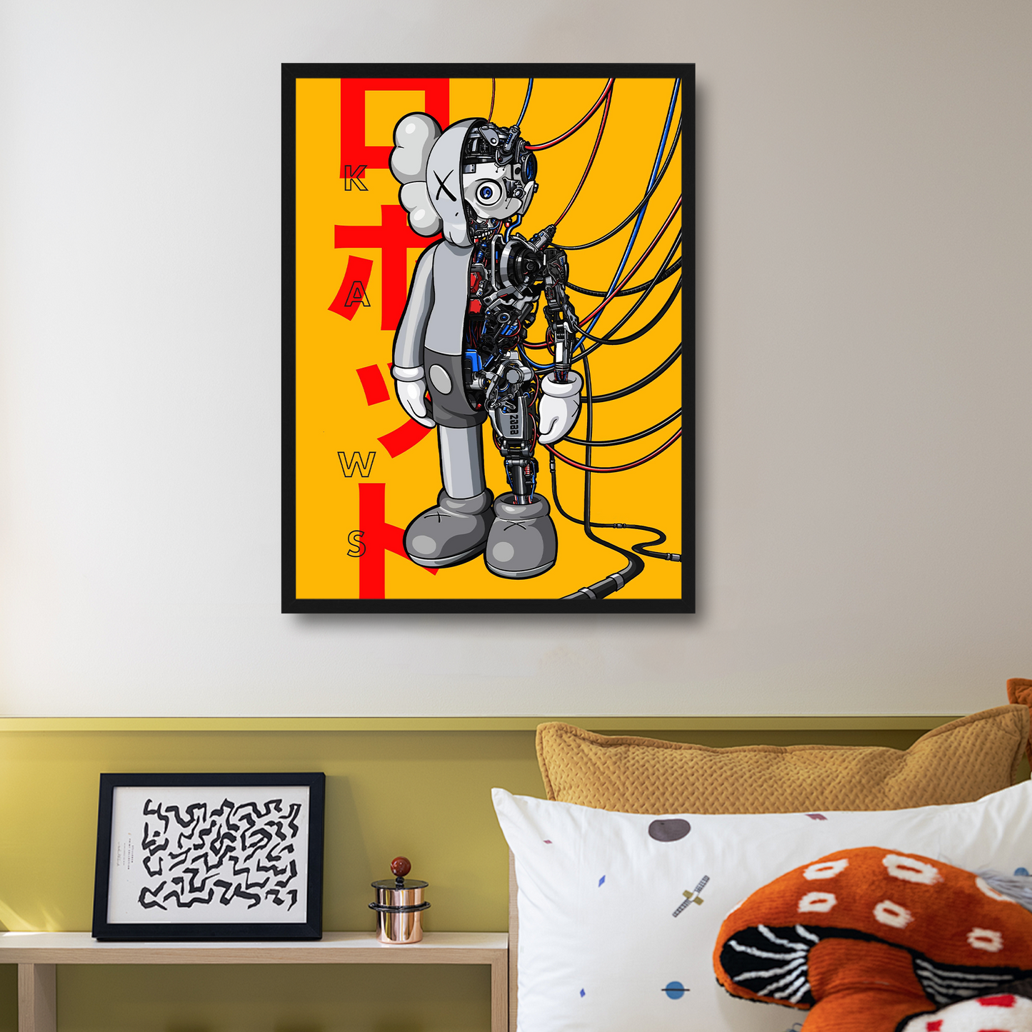 Hypebeast Kaws Frame Wall Art