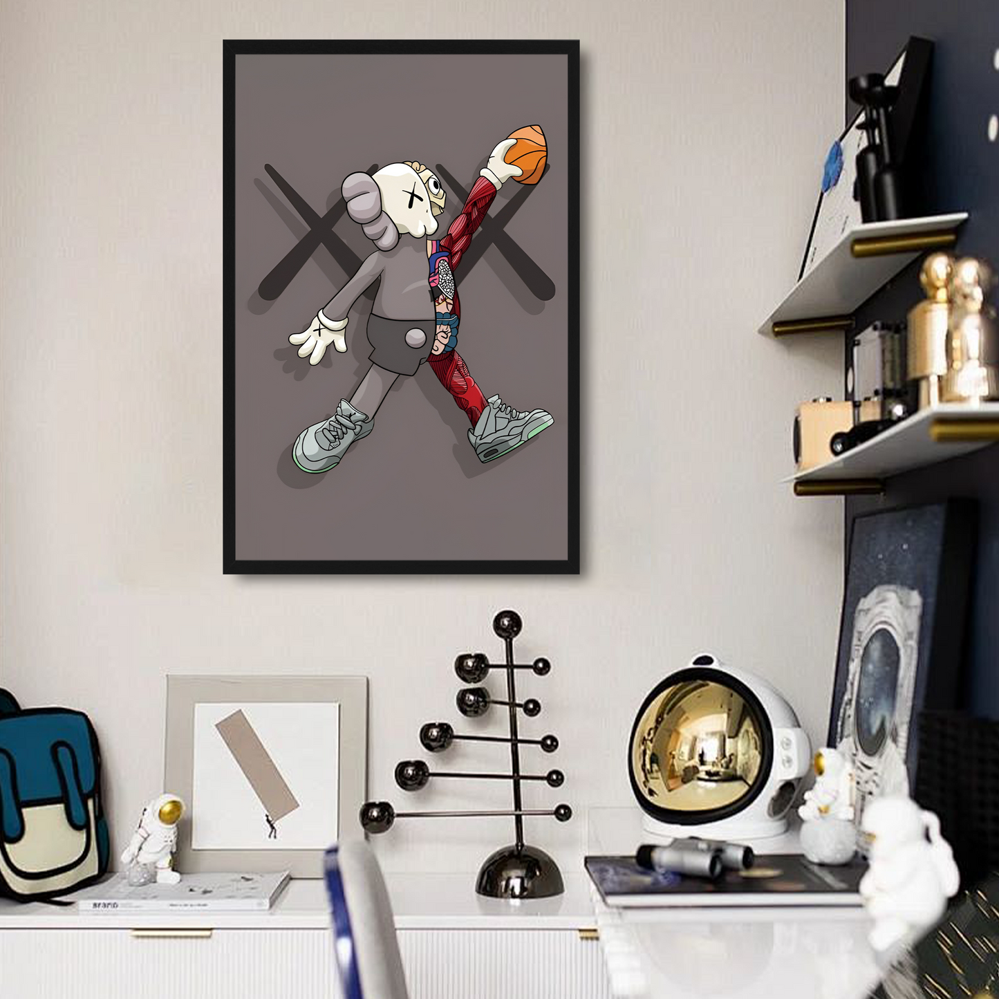 Hypebeast Kaws Frame Wall Art