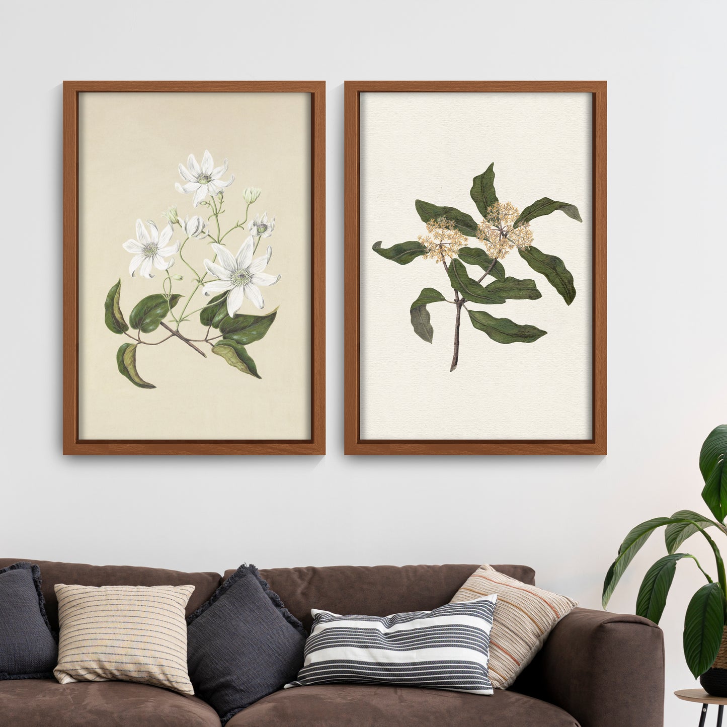 Vintage Flower Framed Wall Art