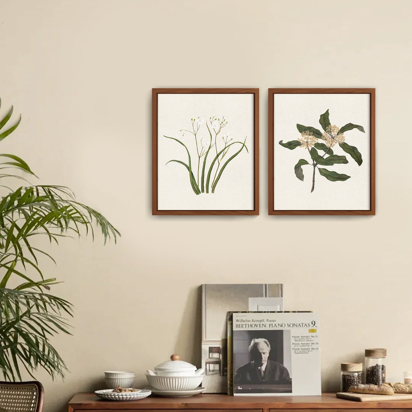 Vintage Flower Framed Wall Art