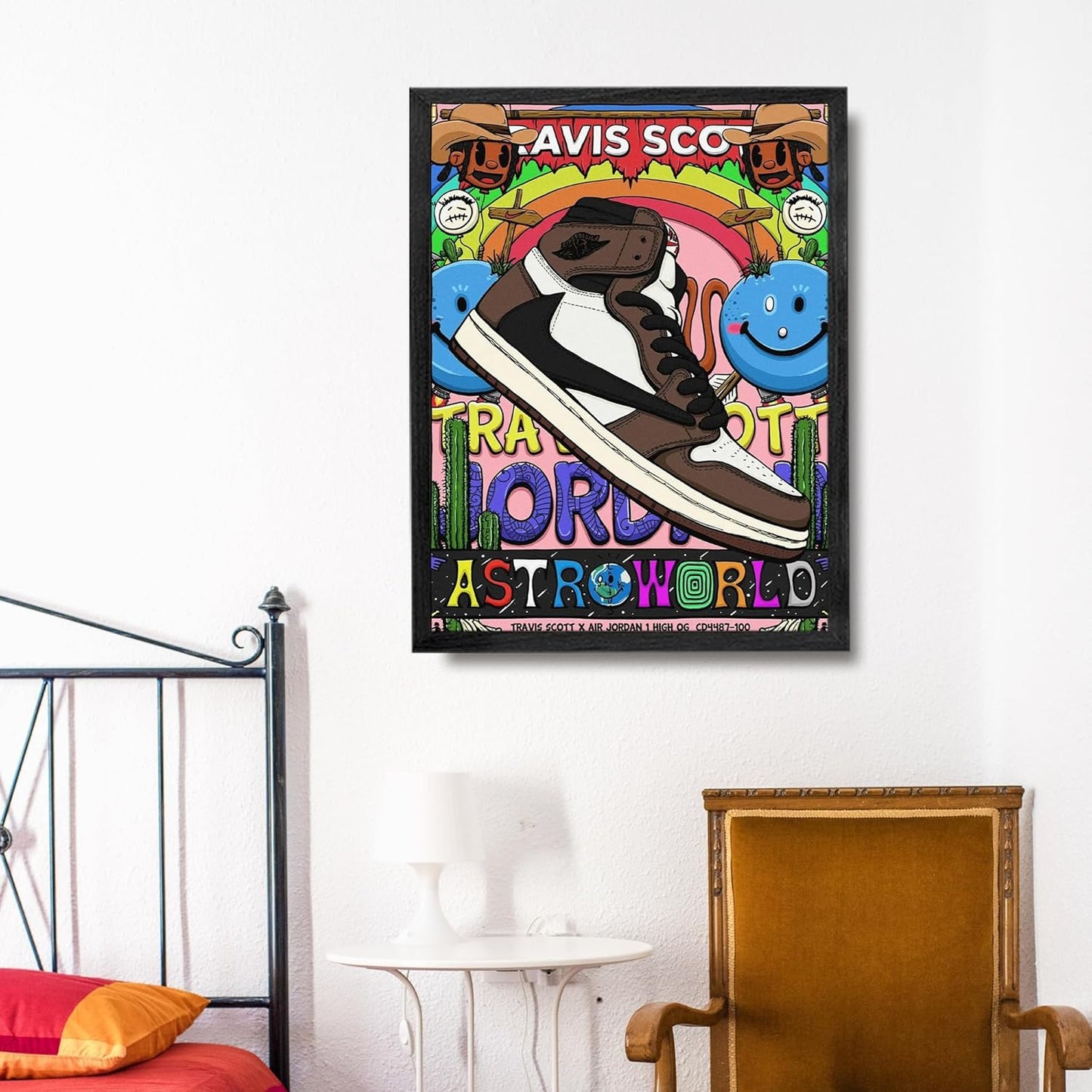 Travis Scott AJ1.0 Sneaker Framed Wall Art