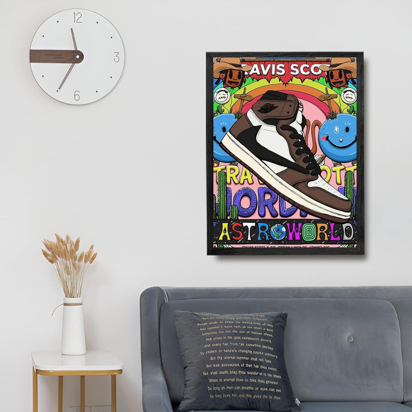 Travis Scott AJ1.0 Sneaker Framed Wall Art