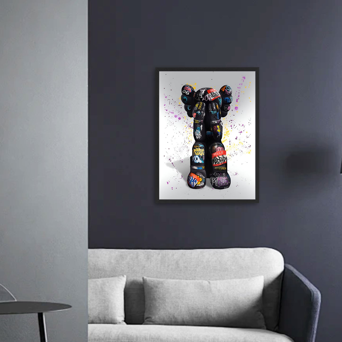 Hypebeast Kaws Frame Wall Art