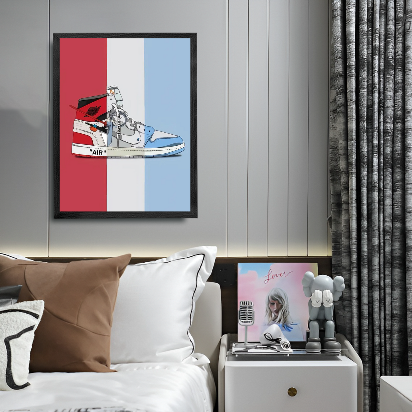 Chicago Sneaker Framed Wall Art