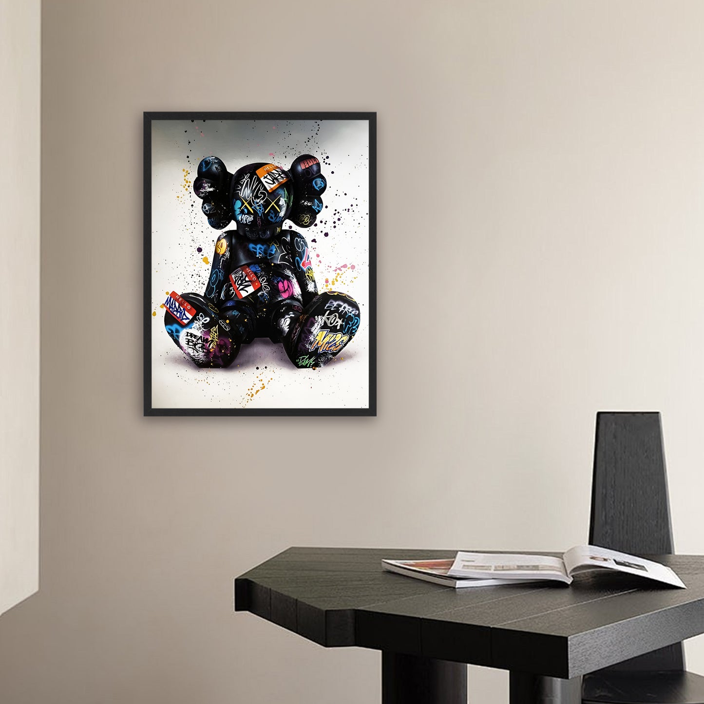 Hypebeast Kaws Frame Wall Art