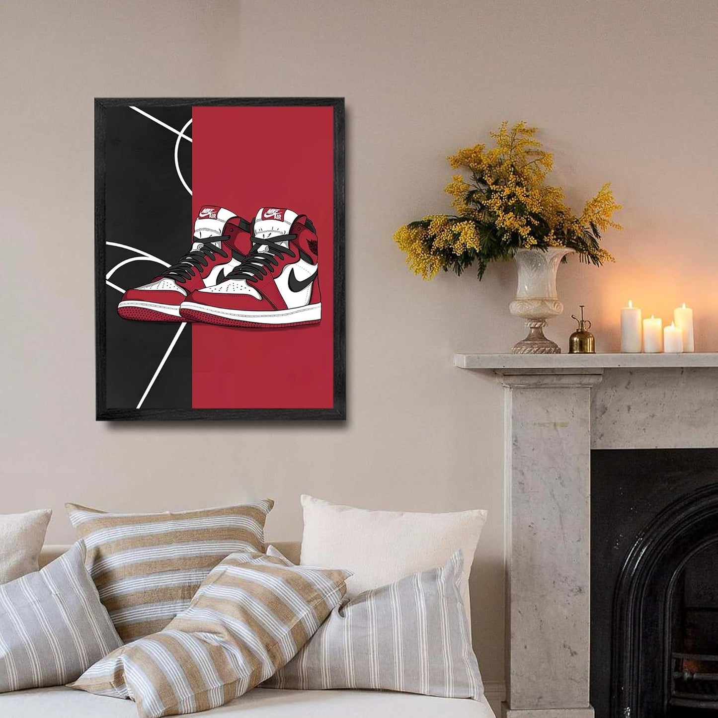 Chicago Sneaker Framed Wall Art