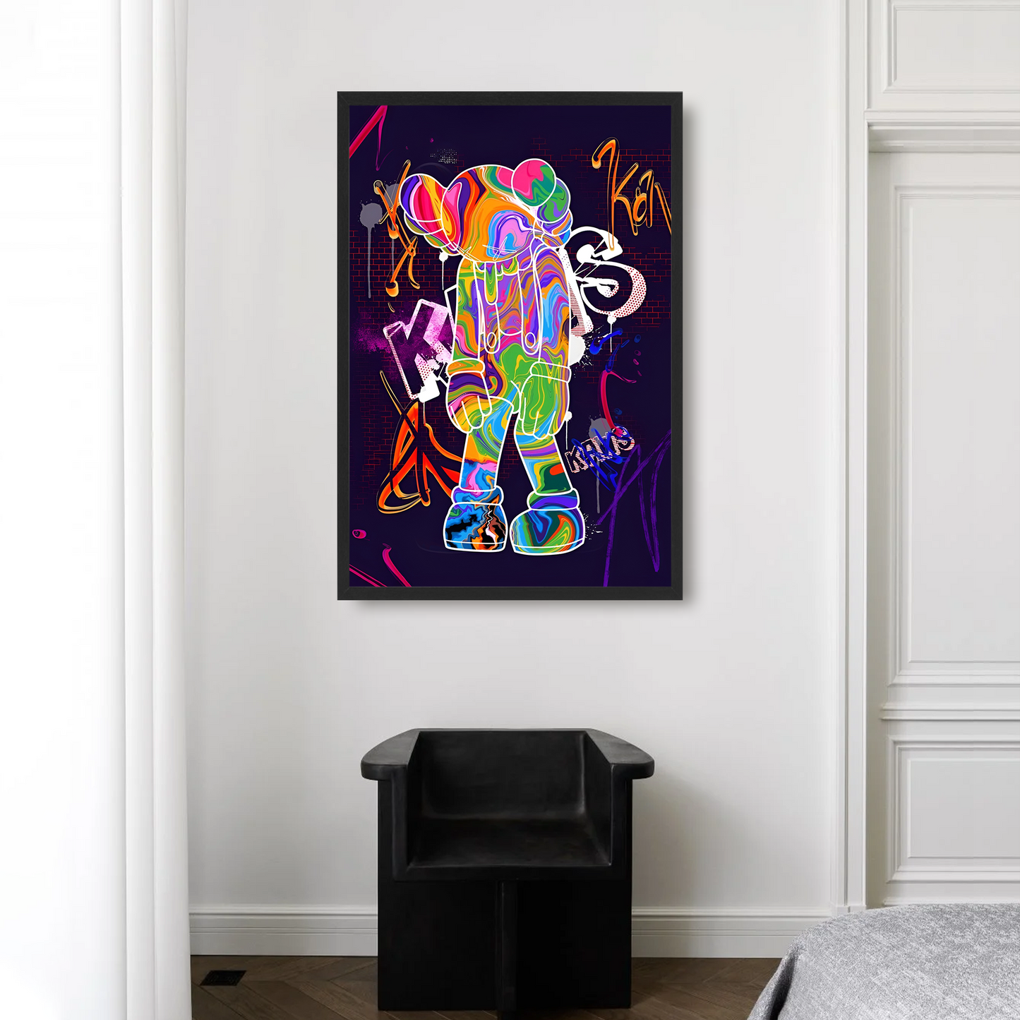 Hypebeast Kaws Frame Wall Art